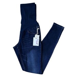 NWT Jessica Simpson Maternity Jeans Skinny Dark Wash Denim Women’s Size Small